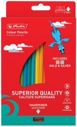 Herlitz Creioane colorate Herlitz 36 culori + ascutitoare (9498480)