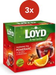 LOYD Melegítő Tea Piramis Narancs+Fahéj+Szegfűszeg 3x40g