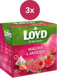 LOYD málna+eper piramis tea 3x40g
