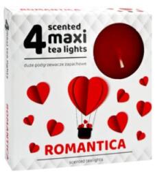 Romantica illatos teamécses Maxi gyertyák, 4 db