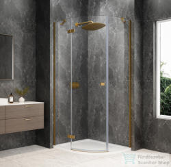 SAPHO GLOBE GOLD MATT íves zuhanykabin 1000x800 mm, balos, transzparent üveg (GB2180LG) (GB2180LG)
