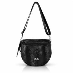 ZELLIA Női Oldaltáska Zlb12 Fekete - Python - (ZLK-zlb12-89987995)