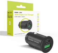 Mobile Origin Încărcător Mobile Origin auto CA19 Super Car, 30W, USB-C + USB-A, Universal (MO-30WSCCH-CA19) - pcone