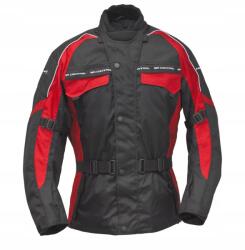 Roleff Akció Hosszú Textil Motoros Kabát Reno Modell (2 Az 1-BEN) Szín Fekete/piros