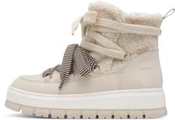 Tamaris 1-26223-47-418 Női téli bokacsizma ivory 39