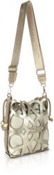  Zellia Női Oldaltáska 25096 Arany-Beige - Brw - (33532523)