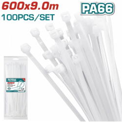TOTAL - Coliere de plastic - 100buc - 600mm (THTCT6001) - vexio