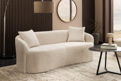 Elvara Design 2 személyes kanapé Elvara pezsgőbézs bouclé