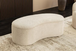 Elvara Design ülőpad Elvara 120 cm tárolóhellyel pezsgőbézs bouclé