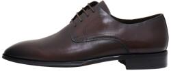 Caribu Pantofi barbati, maro, eleganti, piele naturala, cu toc, Caribu 3MKD1-08-3BC4-N-Maro (Marime: 46) (3MKD1-08-3BC4-N-Maro-46)