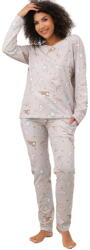 Italian Fashion pijama damă FILKA mânecă lungă, pantaloni lungi, imprimeu: XL (AAF-KPZ-FILK-DDDR XL)