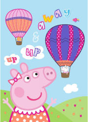 Peppa Malac Hot Air Balloon polár takaró 100x140cm (BRM007000) - ostore