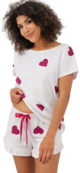 Italian Fashion pijama damă SOUL mânecă scurtă, pantaloni scurți, imprimeu: XL (AAF-KPZ-SOUL-KKDR XL)