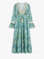 Bonprix Bpc Boho MIDI Ruha Hosszú Ujjúval 36/38