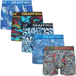 Gianvaglia 5PACK férfi boxeralsó Gianvaglia többszínű (GVG-5074) M