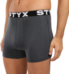 Styx Férfi boxeralsó Styx merino sportos gumi szürke (GT1163) S