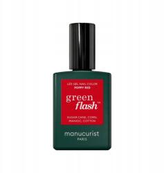 Manucurist Green Flash Poppy Red féltartós hibrid lakk 15 ml (07114)
