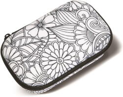 ZIPIT Penar cu fermoar, ZIPIT Color In Storage box - Big Flowers (ZP-195984) Penar
