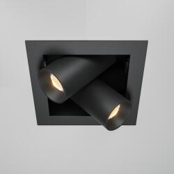 Maytoni modern süllyesztett mennyezeti lámpa magnum fekete mydl094-02-7w3k-b (DL094-02-7W3K-B)