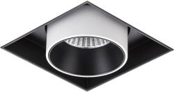 Italux modern süllyesztett mennyezeti lámpa novum trimless single 4000k fehér fekete itxgl71191/12w4000kw (GL7119-1/12W 4000K WH+BL)