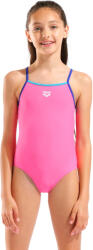 arena swimsuit light drop solid shocking pink/neon blue 140cm