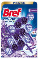 Bref WC illatosító golyók, 3x50 g, BREF "Color Aktiv", Lavender (31140398) - iroszer24