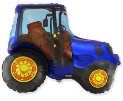 Flexmetal Fólia lufi, nagyforma, kék traktor, 24