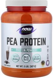  Proteină din mazăre NOW, ciocolată olandeză, 907 g Pudr proteic din mazăre cu cacao, cu zaharuri și îndulcitori