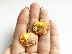 Atellier Wearable Art Cercei Pumpkin Treasures - Model 1