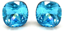  NAGY PÁRNA fülbevaló - 12 mm (aquamarine) (2021090402)