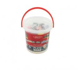 Daco Plastilina modelat, 10 culori, pentru scolari si prescolari, galetusa transport, gramaj 400 grame (PL410)