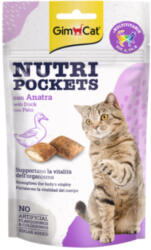 GimCat GIMCAT Nutri Pockets, Rață, punguță recompense pisici, 60g