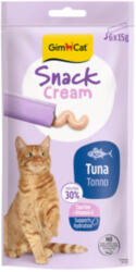 GimCat GIMCAT Snack Cream, Ton, punguță recompense pisici, 90g