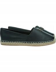 Tommy Hilfiger Bőr Espadrilles Tommy Hilfiger Th Leather Flat Espadrille FW0FW08540 Bds