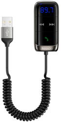 YESIDO Modulator FM Bluetooth, card TF - Yesido receiver (YAU32) - Black (KF2311046)