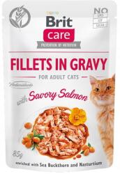 Brit Care Cat Fillets In Gravy Savory Salmon tasak 85g (8595602540525)