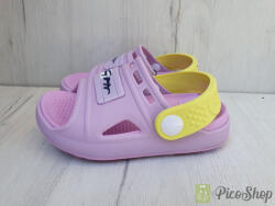 Tommy Hilfiger lila-sárga gumipapucs A165-25