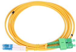 Patchcord fibra optica SC/APC-LC/UPC 3mm, 5m Duplex