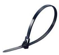  Coliere plastic rezistente uv Negre (200 x 2.5 mm)