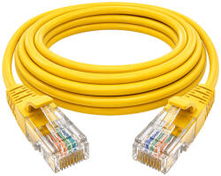  Patchcord cupru CAT6E UTP Galben 1M