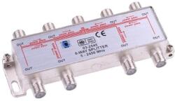 Spliter CATV 5-2450MHz power pass Telix 8 iesiri