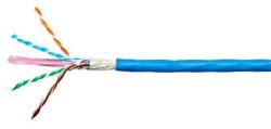  Cablu UTP CAT6A Cupru 0.56 diametru PVC rola 305M (Albastru)