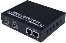  Switch 2 porturi Sfp +2 porturi rj45 gigabit