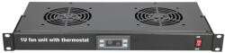  Ventilator rack cu termostat x2, 19