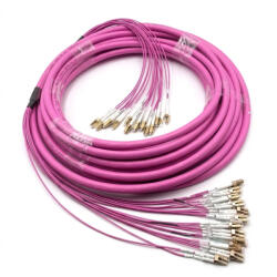  Breakout cablu interior MM OM4 12 fire LC/UPC-LC/UPC 12.5mm LSZH 50M