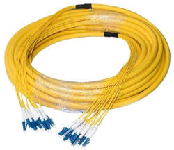  Breakout cablu interior SM OS2 24 fire LC/UPC-LC/UPC 14.5mm LSZH 25M