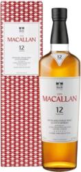 THE MACALLAN - 12 years Double Cask Sherry Seasoned Oak Cask Whisky 0, 7 L + díszdoboz