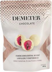 Demeter Chocolate - Fehércsokoládéval bevont ribizli sajttorta porral és kávéval 100 g