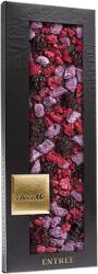 chocoMe - Valrhona 66% étcsokoládé, Liofilizált málna darabkák, Liofilizált feketeszeder, Liofilizált kékáfonyás joghurt 110 g