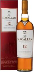 THE MACALLAN - 12 years Sherry Oak Highland Single Malt Scotch Whisky 0, 7 L + díszdoboz